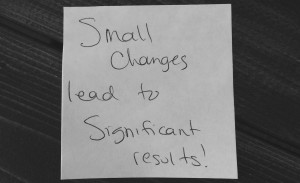 Small Changes Post-It